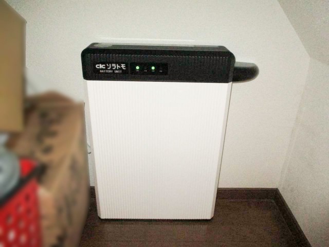 福岡県朝倉郡のN様邸にて、蓄電システムを設置しました≪設置後≫
