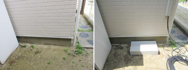 山口県下関市のI様邸にて、蓄電システムを設置しました≪施工前≫