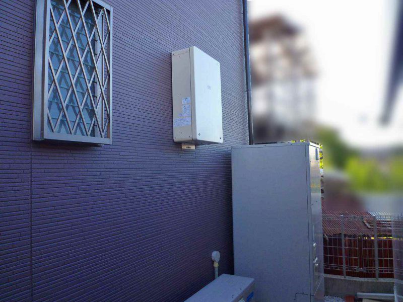福岡県のH様邸にて、蓄電システムを設置しました！