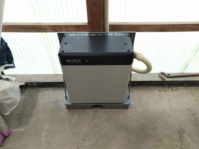 福岡県福津市のN様邸にて、蓄電システムの設置をしました≪本体≫