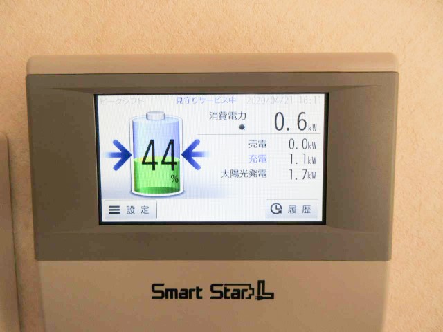 佐賀県伊万里市のK様邸にて、蓄電システムを設置しました≪モニター≫