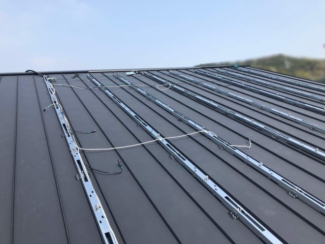 愛知県春日井市のT様邸にて、太陽光発電システムを設置しました≪架台≫