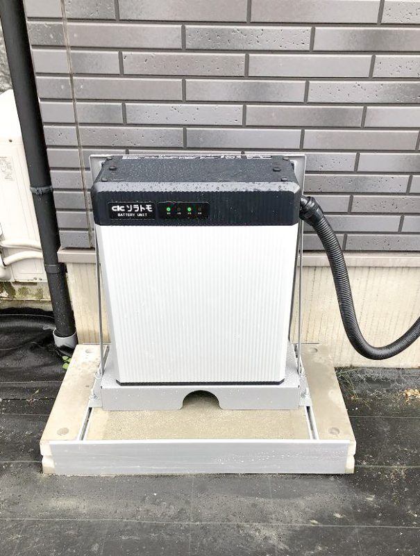 鳥取県のN様邸にて、蓄電システムを設置しました！