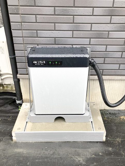 鳥取県のN様邸にて、蓄電システムを設置しました！