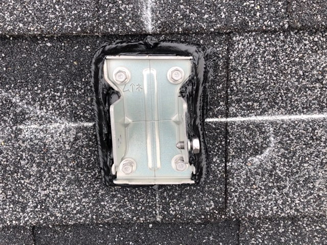 愛知県常滑市のT様邸にて、太陽光発電システムを設置しました≪金具≫