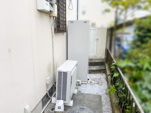 福岡県田川市のG様邸にて、エコキュートを設置しました！