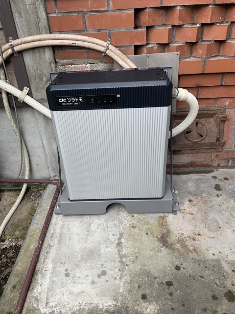 宮崎県都城市のI様邸にて、蓄電システムを設置しました！