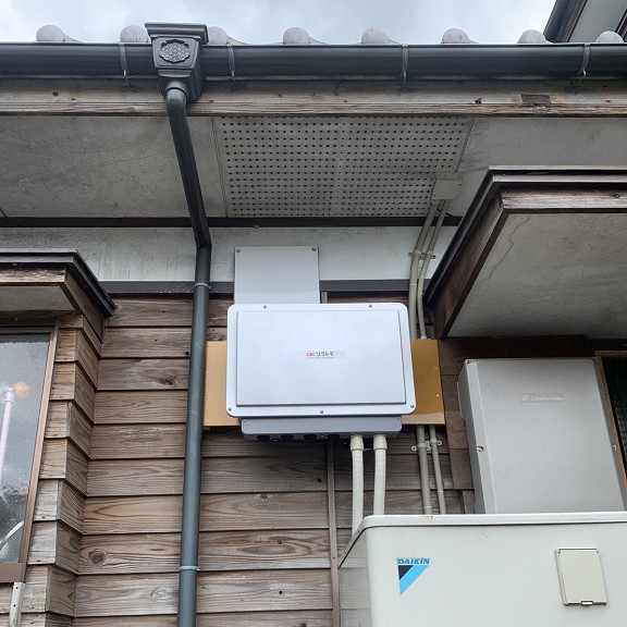 宮崎県都城市のI様邸にて、蓄電システムを設置しました≪パワコン≫