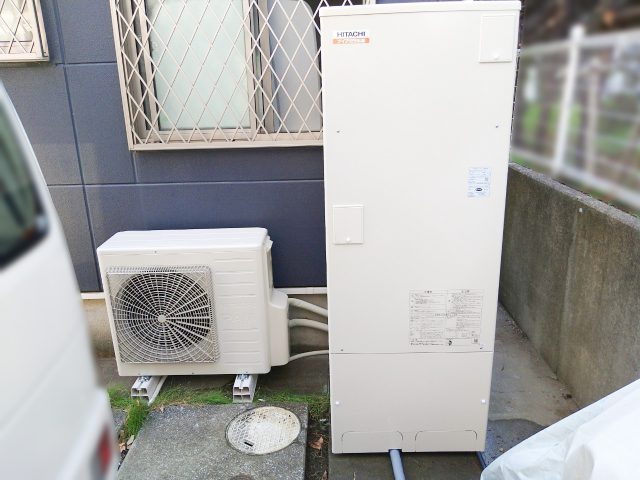 宮崎県宮崎市のM様邸にて、エコキュートの設置をしました！