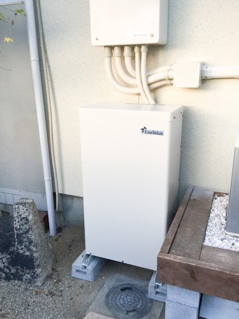 岡山県玉野市のT様邸にて、蓄電システムを設置しました！
