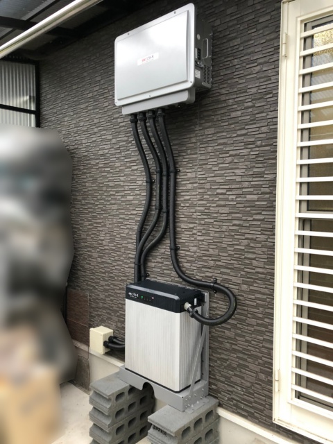 山口県のT様邸にて、蓄電システムを設置させて頂きました！