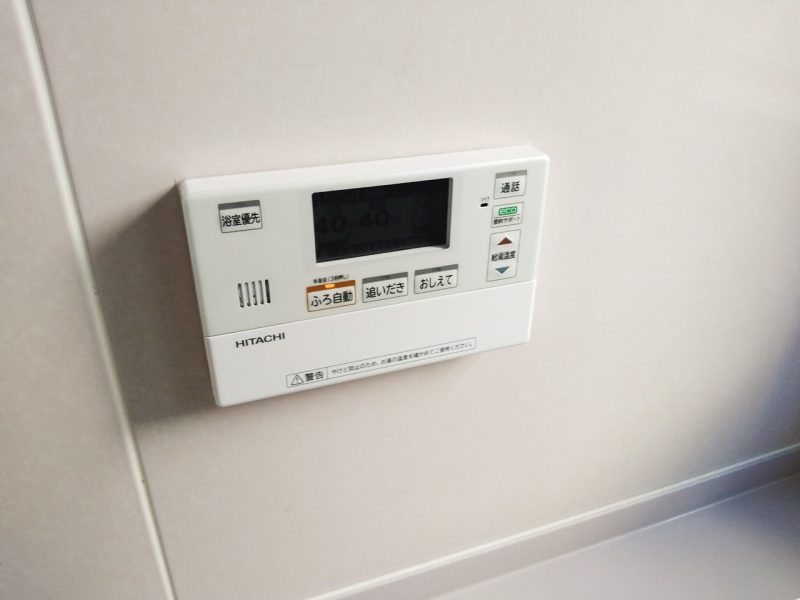 宮崎県宮崎市のM様邸にて、エコキュートの設置をしました≪ふろリモコン≫