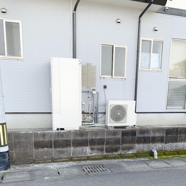 宮崎県都城市のS様邸にて、エコキュートを設置しました！