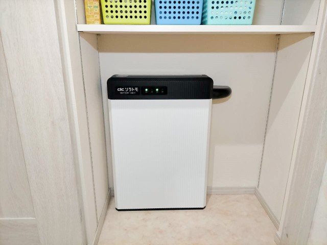 福岡県のA様邸にて、蓄電システムを設置しました≪施工後≫蓄電池