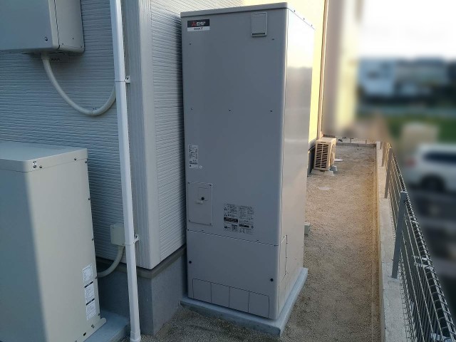 福岡県のT様邸にて、オール電化を設置しました≪貯湯ユニット≫