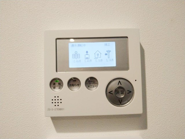 鹿児島県のN様邸にて、蓄電システムを設置しました≪表示ユニット≫