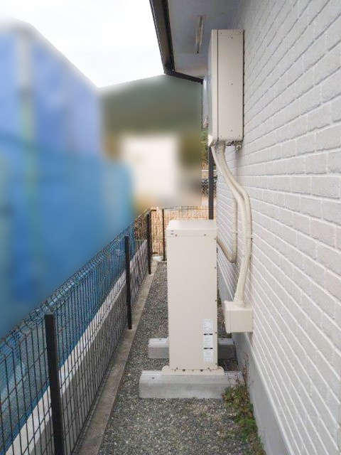 鹿児島県のN様邸にて、蓄電システムを設置しました≪屋外機器≫