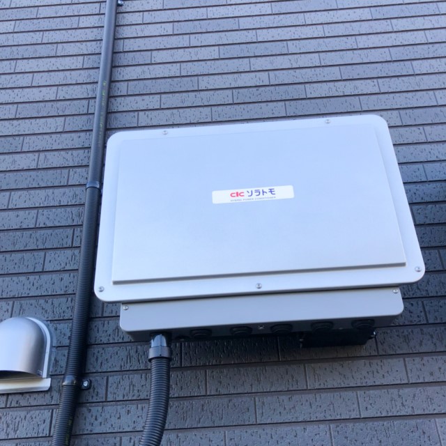 愛知県あま市のY様邸にて、太陽光発電システムを設置しました≪パワコン≫