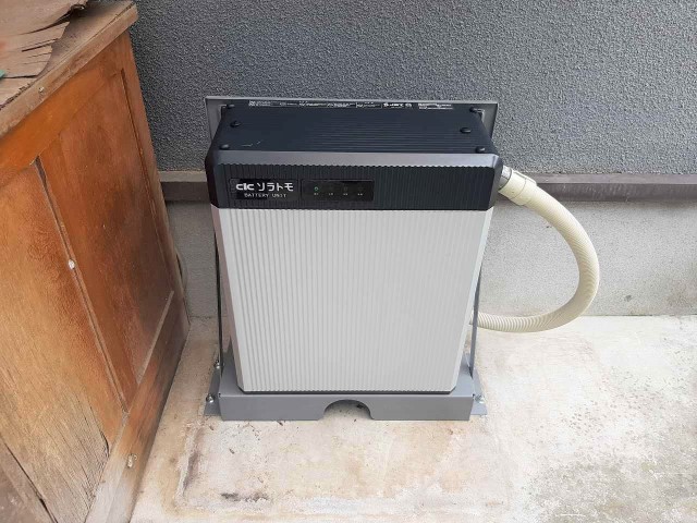 熊本県のN様邸にて、蓄電システムを設置しました！