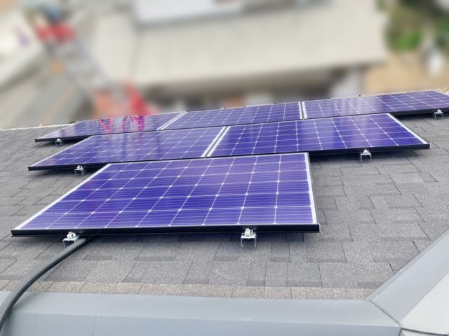 福岡県のS様邸にて、太陽光発電システムを設置しました≪施工後≫