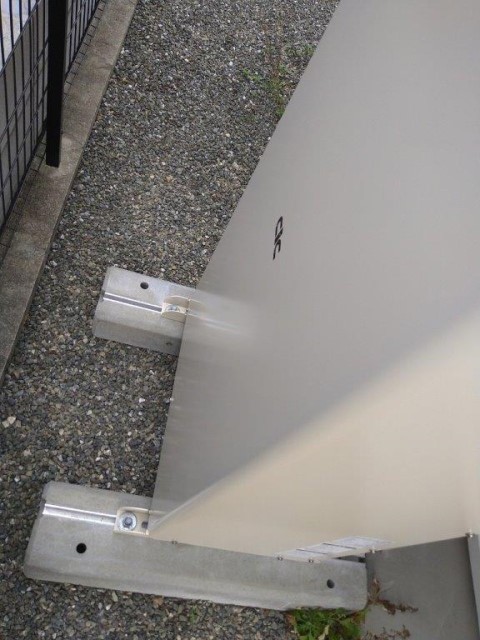 鹿児島県のN様邸にて、蓄電システムを設置しました≪蓄電池≫土台