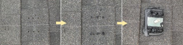福岡県のS様邸にて、太陽光発電システムを設置しました≪施工中≫金具