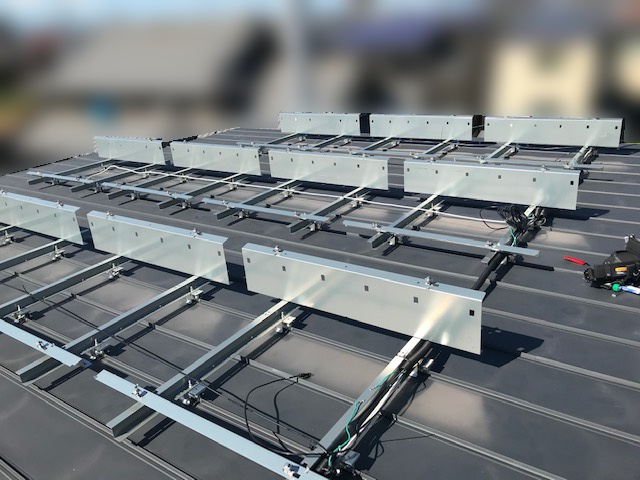 愛知県あま市のY様邸にて、太陽光発電システムを設置しました≪架台≫