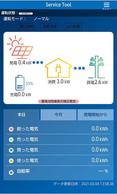 鹿児島県のD様邸にて、蓄電システムを設置しました≪遠隔確認≫
