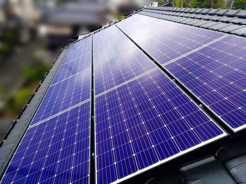 長崎県のK様邸にて、太陽光発電システムを設置しました！