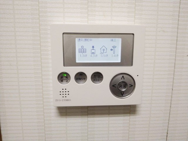 鹿児島県のS様邸にて、蓄電システムを設置しました≪リモコン≫