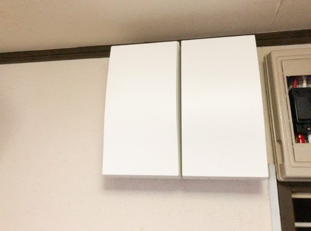 福岡県のY様邸にて、蓄電システムを設置しました≪分電盤≫
