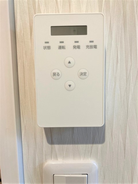 山口県のN様邸にて、蓄電システムを設置しました≪リモコン≫