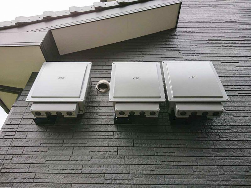 長崎県のK様邸にて、蓄電システムを設置しました!