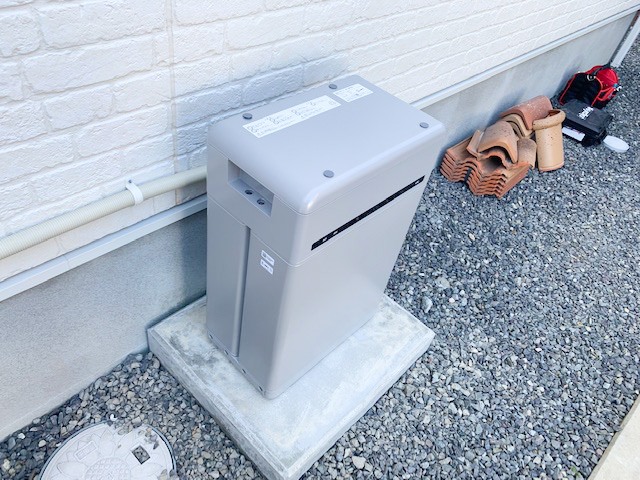 長崎県のM様邸にて、蓄電システムを設置しました！