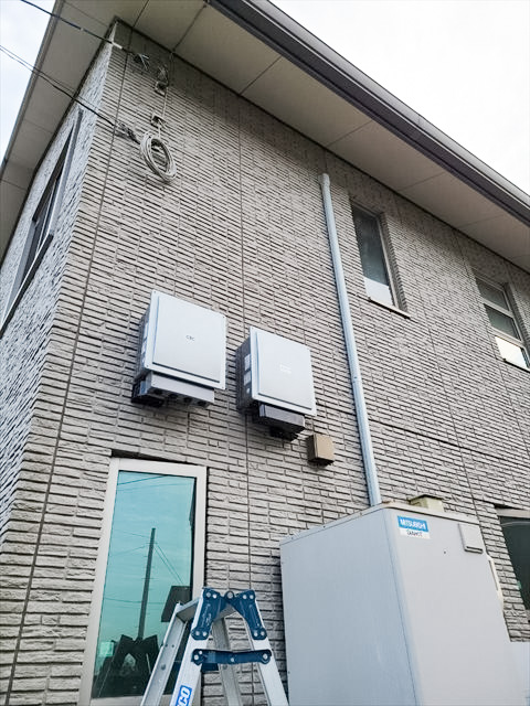 島根県のA様邸にて、蓄電システムを設置しました≪施工後≫パワコン