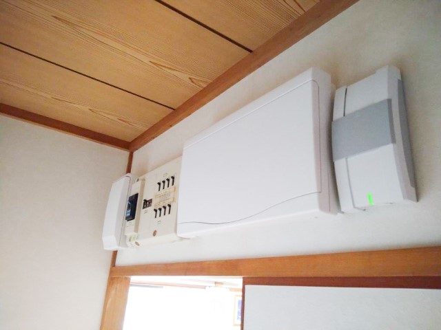 宮崎県宮崎市のH様邸にて、蓄電システムを設置しました≪分電盤≫