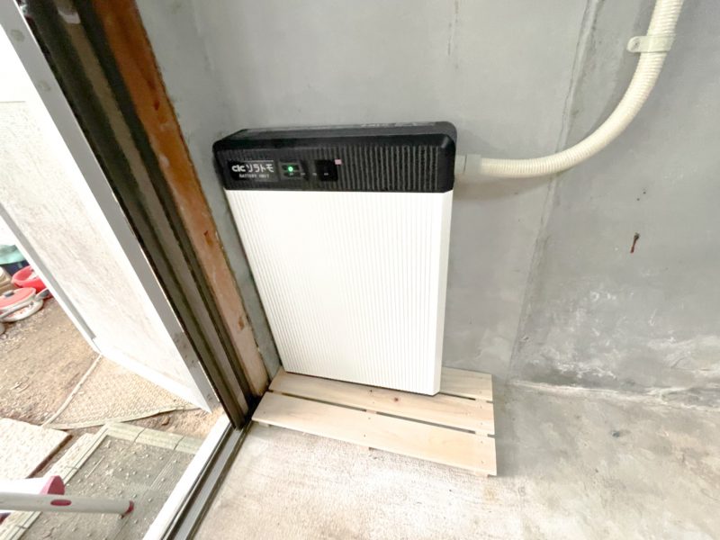 岡山県のF様邸にて、蓄電システムを設置しました！