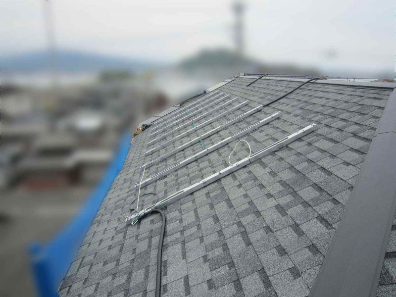 福岡県のK様邸にて、太陽光発電システムを設置しました！
