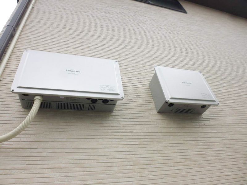 福岡県のK様邸にて、蓄電システムを設置しました！