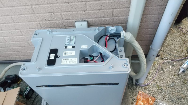 福岡県のH様邸にて、蓄電システムを設置しました！