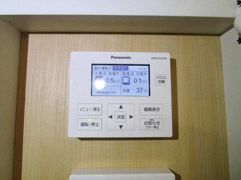 福岡県のK様邸にて、蓄電システムを設置しました！