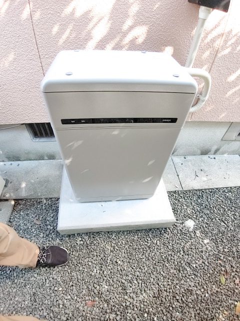 熊本県のK様邸にて、蓄電システムを設置しました！