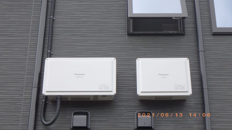 福岡県のM様邸にて、蓄電システムを設置しました！