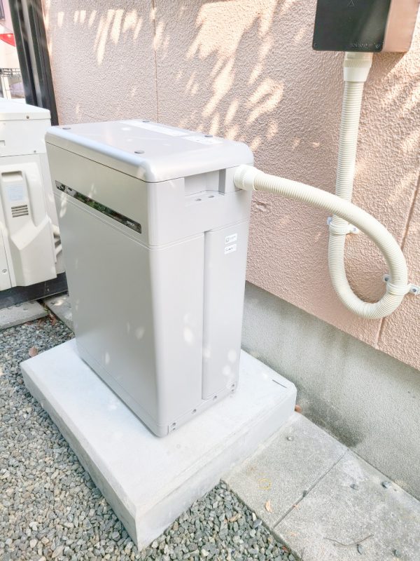 熊本県のK様邸にて、蓄電システムを設置しました！
