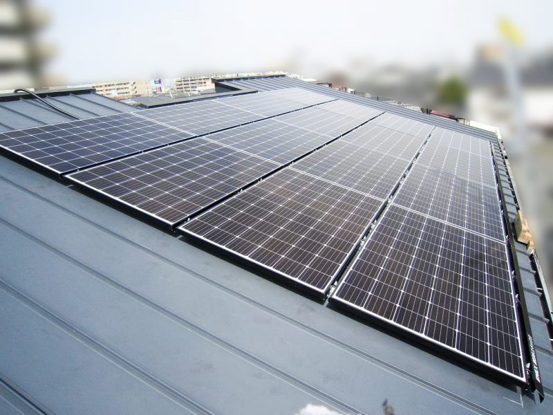 福岡県のK様邸にて、太陽光発電システムを設置しました！