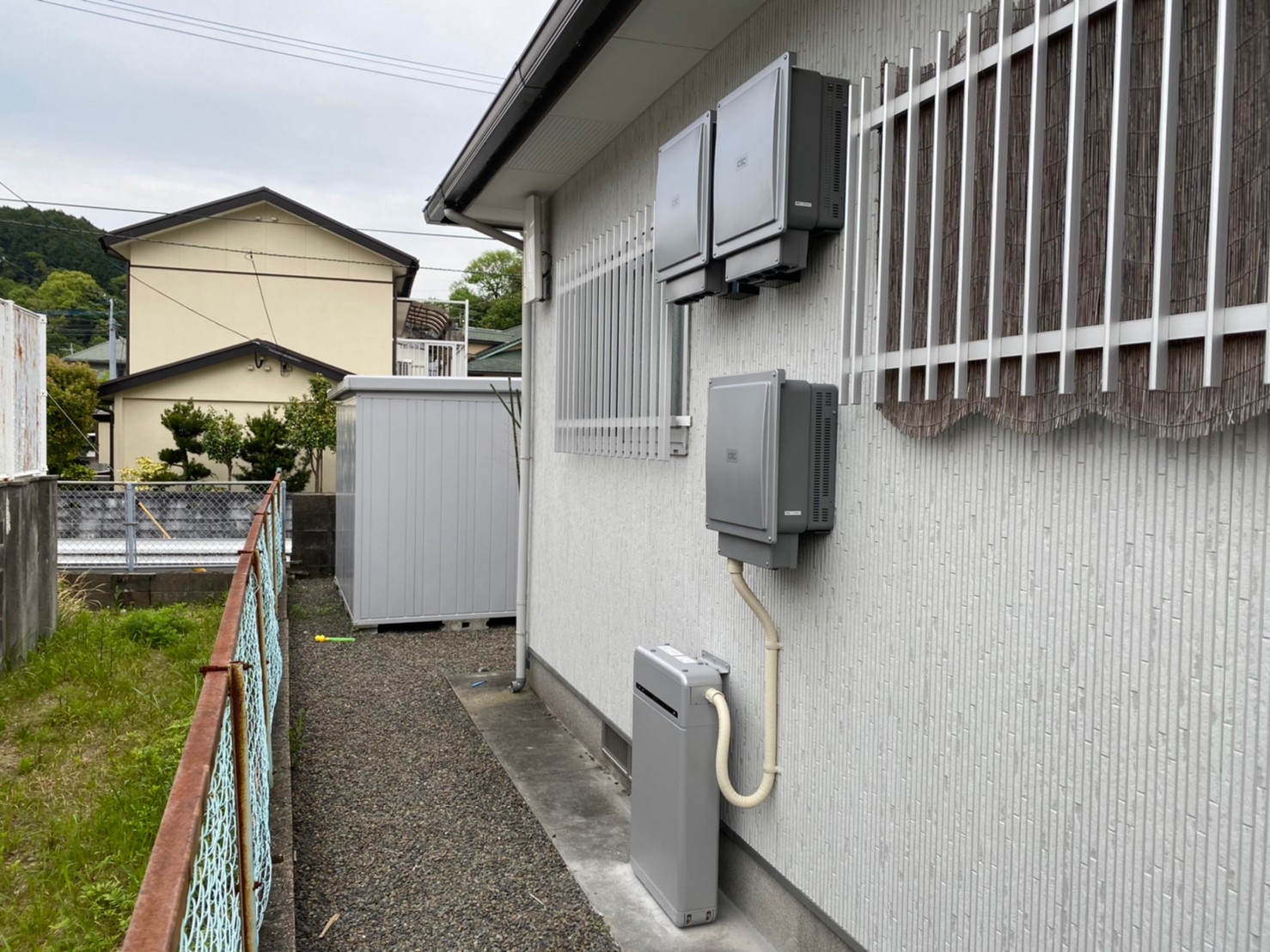 宮崎県のK様邸にて、蓄電システムを設置しました！