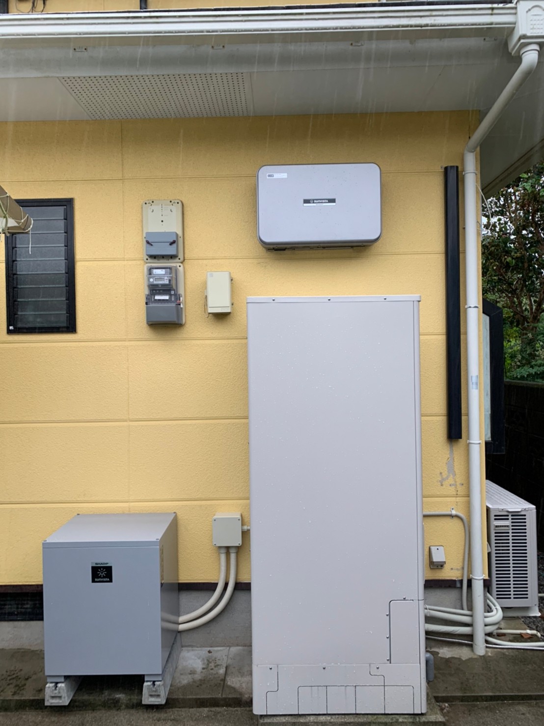 宮崎県のS様邸にて、蓄電システムとエコキュートを設置しました！