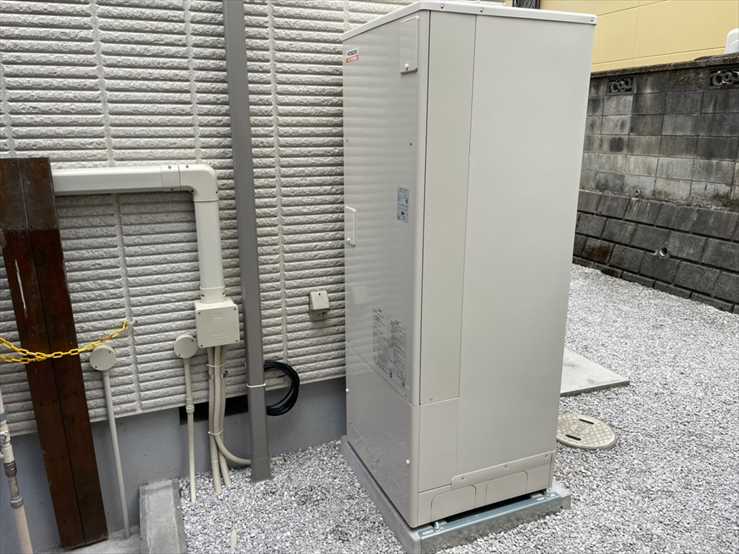東京都のM様邸にて、蓄電システムとエコキュートを設置しました！