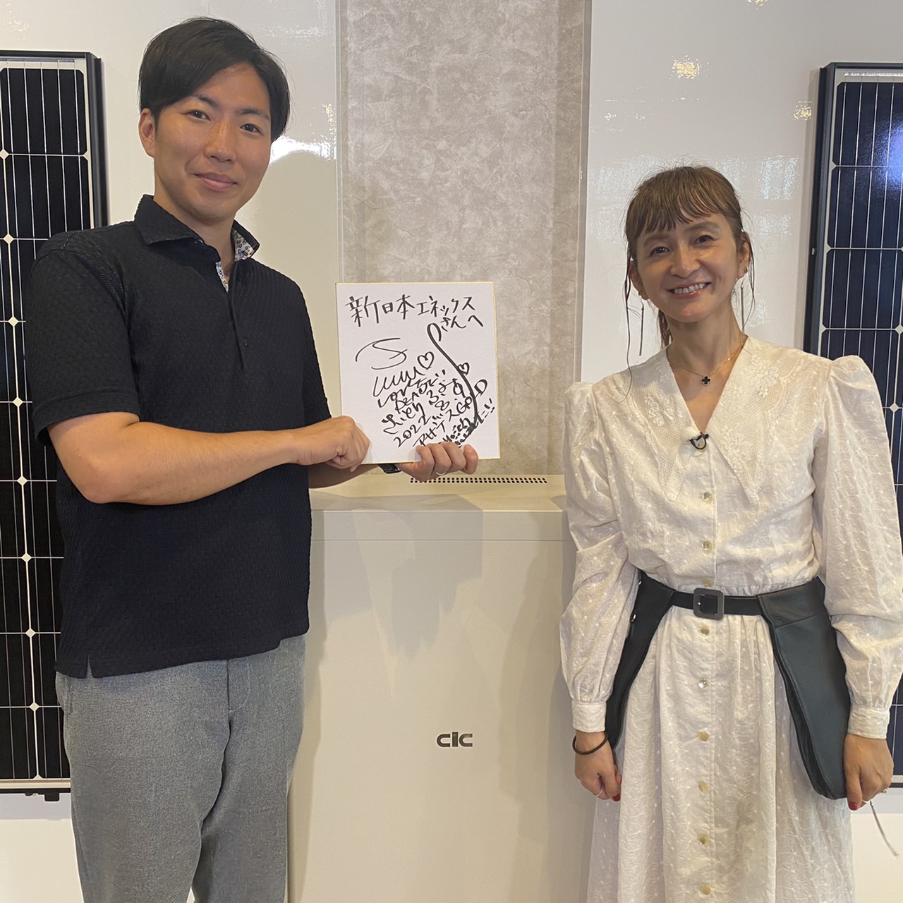 KBCアサデス。GOLDのロケ撮影を博多ショウルームで行いました。