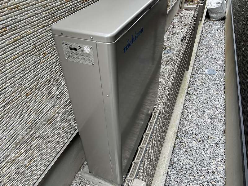 神奈川県のK様邸にて、蓄電池（ニチコン）を設置いたしました。